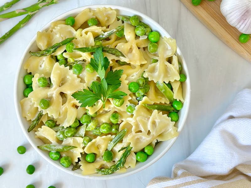 Barilla® One Pot Pasta with Sweet Peas and Asparagus Recipe | US_PROD-6e69b921-4760-49a6-aad7-4b150187641b