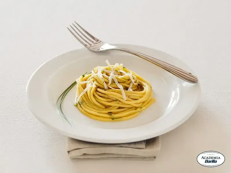 Barilla® Thick Spaghetti with Herbs and Pecorino Recipe | US_PROD-5ce015e3-57f4-4725-9464-ad197b75a3be