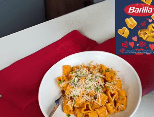 Barilla Heart Shaped Love Pasta with Rosé Sauce | US_PROD-1FOetAo1MqNsUuleL8nbgA
