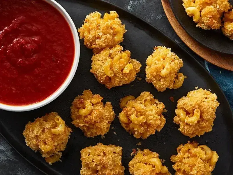 Cayenne Mac & Cheese Balls with Barilla® Marinara Sauce Recipe