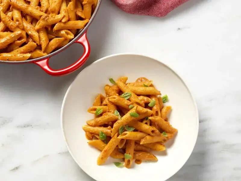 Barilla® Penne Pasta with Creamy Tomato Sauce Recipe | US_PROD-265a9832-7f41-406d-8803-d4af2ff5778e