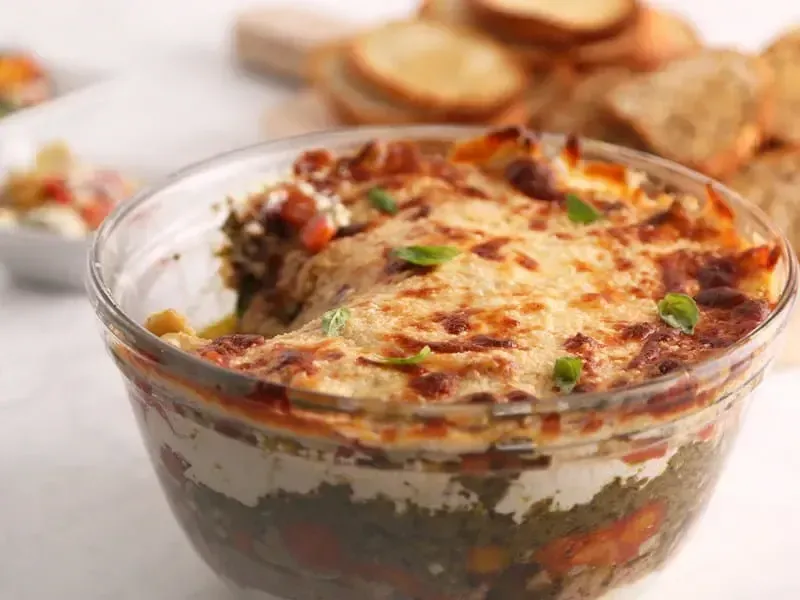 Barilla® Italian 7-Layer Pesto Dip Bowl Recipe
