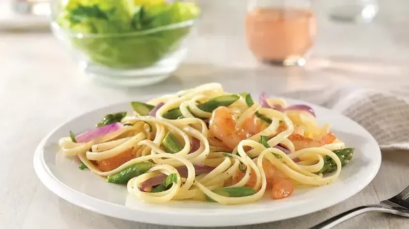 Barilla® Gluten Free Fettuccine with Shrimp and Asparagus Recipe | US_PROD-f985de49-6432-48c5-a806-687dbbfa04e8