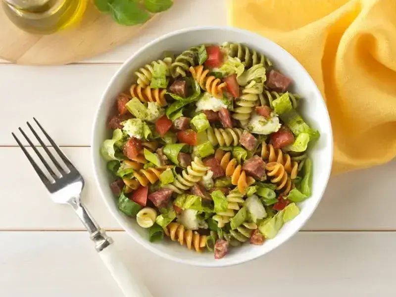 Barilla® Tri-Color Rotini Summer Pasta Salad Recipe | US_PROD-24b67eaa-130f-453b-a1e4-b8b7afb592d7