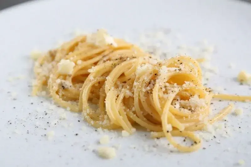 Barilla® Thick Spaghetti Cacio e Pepe with Truffle Butter Recipe | US_PROD-11e0e6da-66dc-41be-be34-a37c534a8d1a