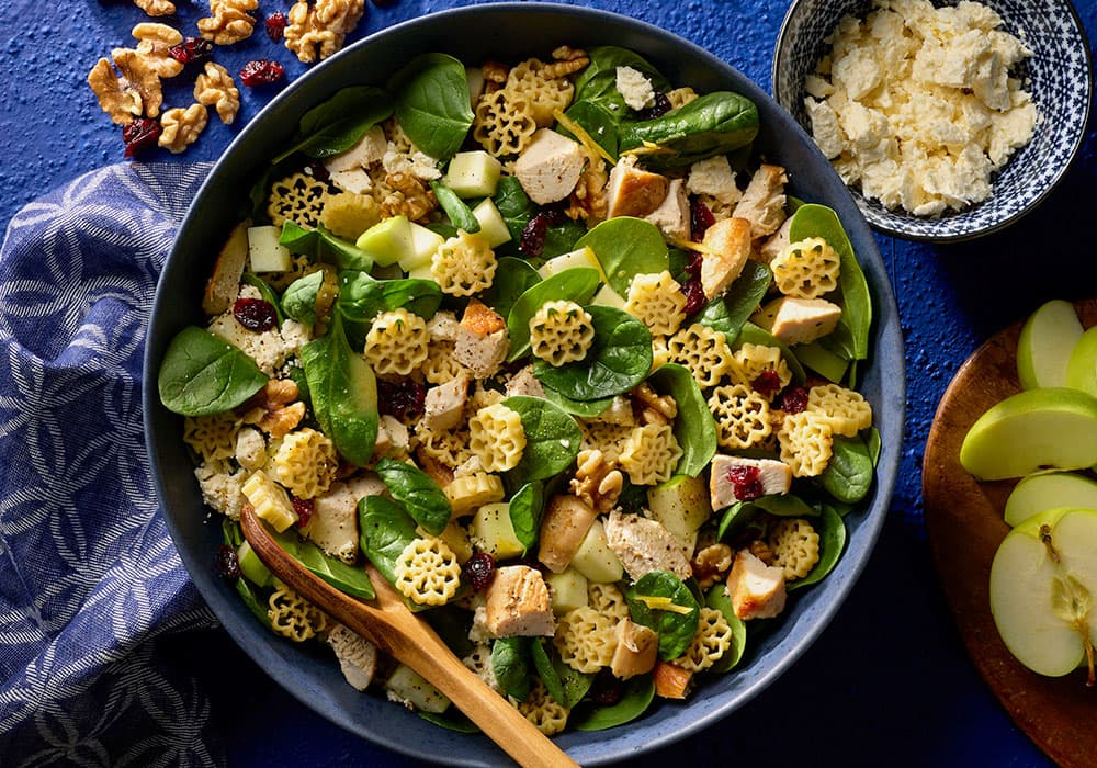 Barilla Snowfall Pasta Salad Chicken Spinach Feta | US_PROD-59TwdWxnYk5jEuxRxRerYS