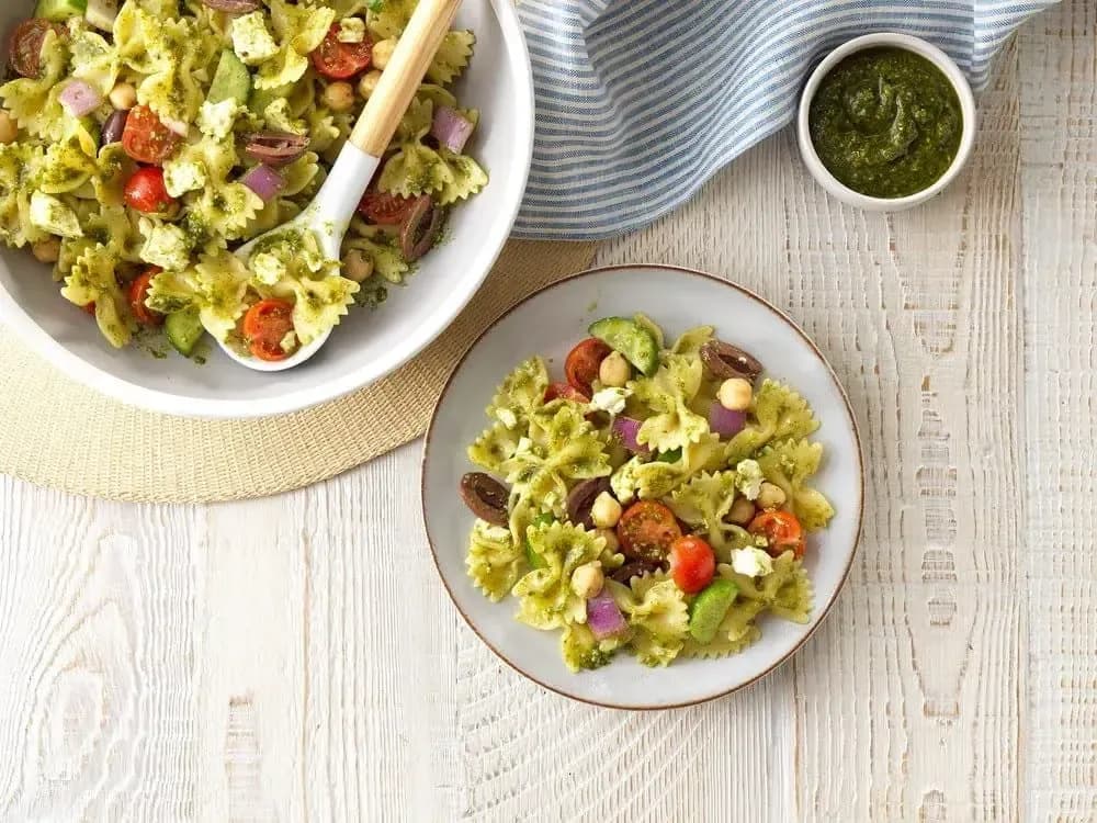 Barilla® Chickpea Pesto Pasta Salad Recipe | US_PROD-85c182e6-6c39-431a-b661-adb1b0498ec2
