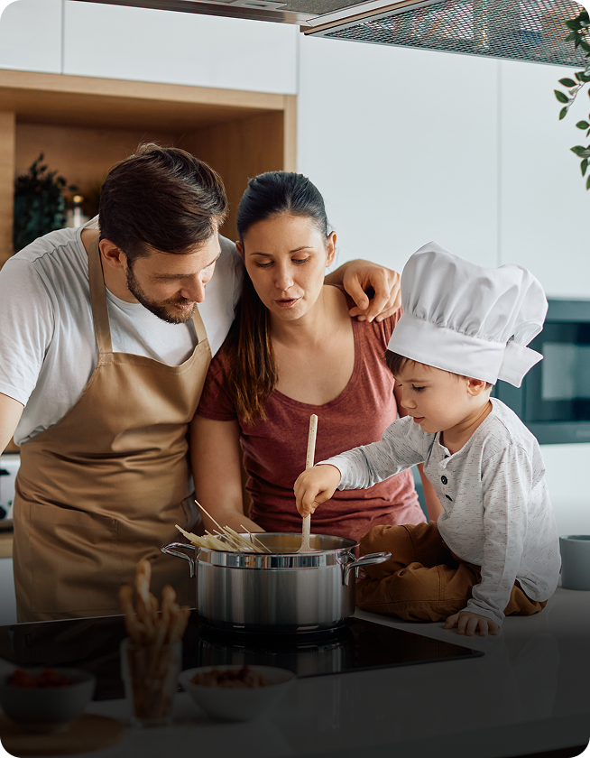 A rotina de domingo com as crianças: hora de preparar uma Carbonara juntos!