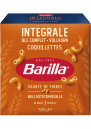 Integralna tjestenina, Coquilettes barilla u pakiranju. Najbolji izbor.